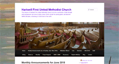 Desktop Screenshot of hartwellfumc.com
